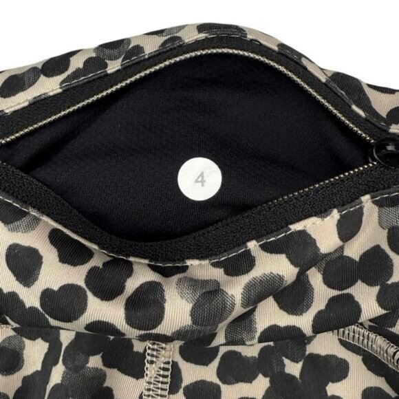 Lululemon Pedal To The Medal 7/8 Tight Luxtreme In Ace Spot Grain Black Size 4 - Picture 8 of 8